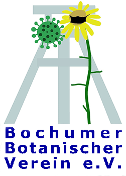Logo des Bochumer Botanischen Vereins, Version zur Corona-Pandemie